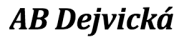 Logo firmy AB Dejvická