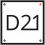 Logo firmy Divadlo D21