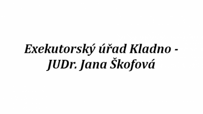 Jana Škofová JUDr. - Exekutorský úřad Kladno